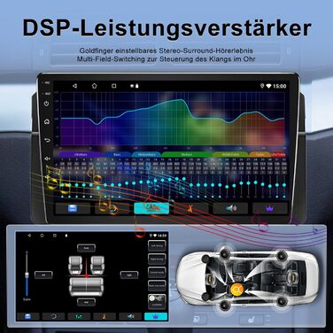 Автомобільне радіо Android 464 ГБ для BMW 3 серії E46 1999-2005 з бездротовим Carplay Android Auto 9-дюймовий GPS-навігатор для автомобіля BMW E46 Радіо Bluetooth WiFi DSP SWC