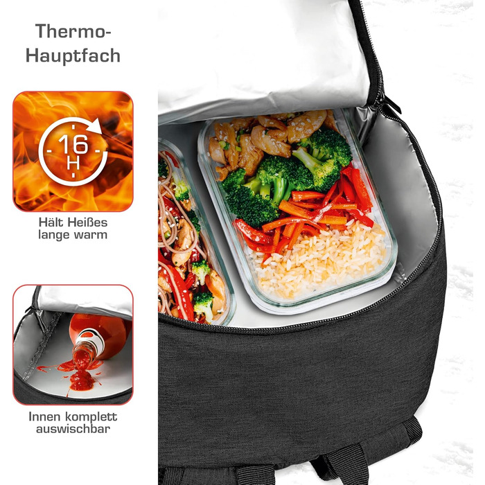 Рюкзак-холодильник 25 л/35 л - Рюкзак для активного відпочинку з функцією охолодження протягом 16 годин - Пляжний рюкзак з багатьма кишенями для зберігання речей - Ізольований рюкзак-холодильник - Рюкзак-холодильник антрацитового або сірого кольору. Антра