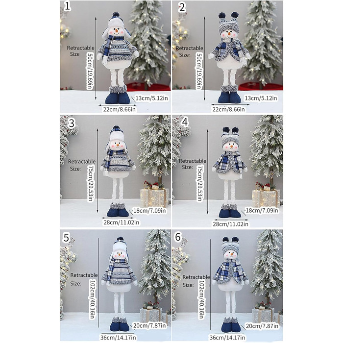 Чудова лялька-сніговик Aurgiarme