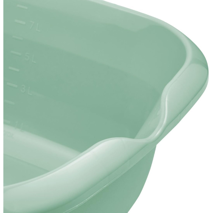 Універсальна миска keeeper bjrk 3 шт. з носиком, квадратна, 9 л, 38 x 32 x 14 см, колір Nordic Green