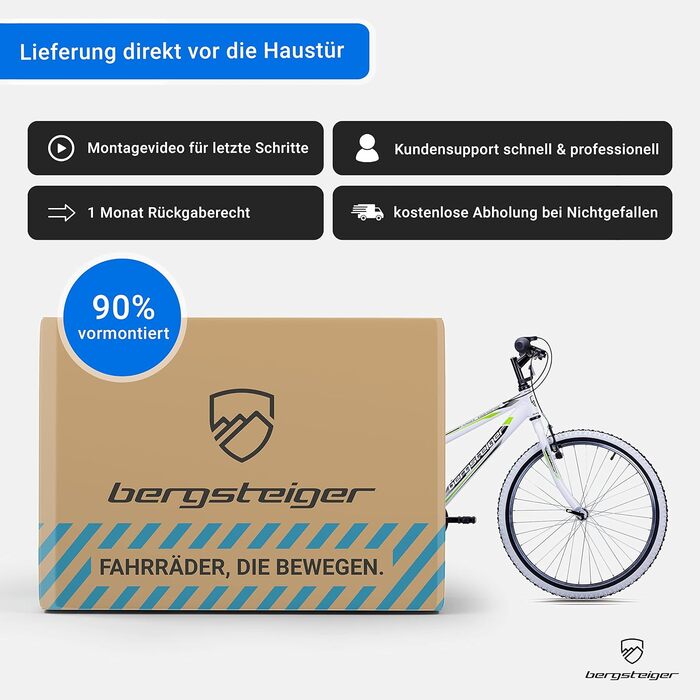 Дитячий велосипед 24 дюйми, підходить для 6, 7, 8, 9, 10, 11 років, 6-швидкісна коробка передач, гірський велосипед з білими шинами, велосипед для хлопчиків, велосипед для дівчаток, 24 дюйми глибокого чорного кольору, 20