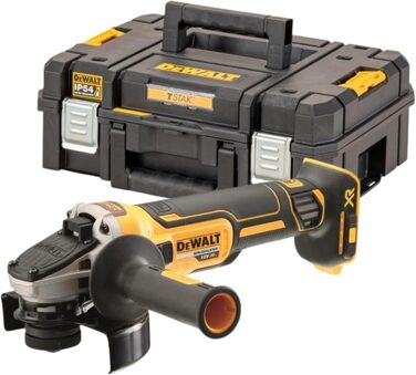 Акумуляторна кутова шліфувальна машина Dewalt 18 В 125 мм DCG405NT (безщітковий двигун, 9 000 об/хв, M14, у комплекті захисний кож