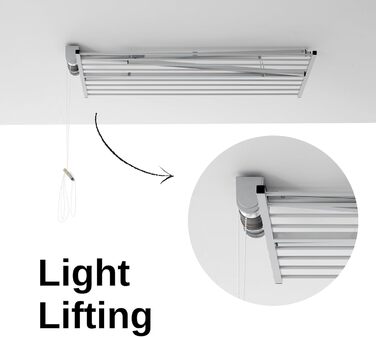 Стельовий візок для одягу, вертикальний візок для одягу, складний з алюмінію та сталі 152x54x25 см (сірий, 150) 152 см Сірий