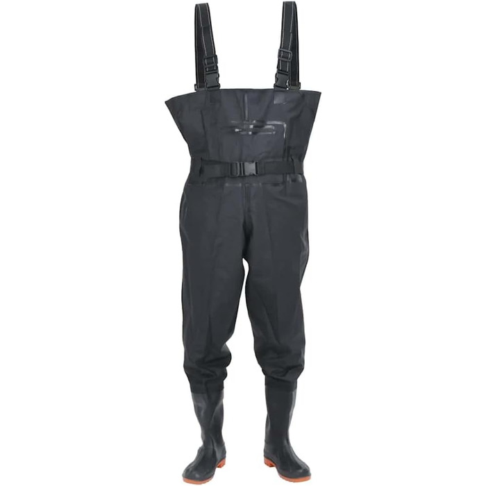 Вейдерси з чобітьми та поясом, Штани для рибалки, Штани для рибалки, Штани для риболовлі, Чорні