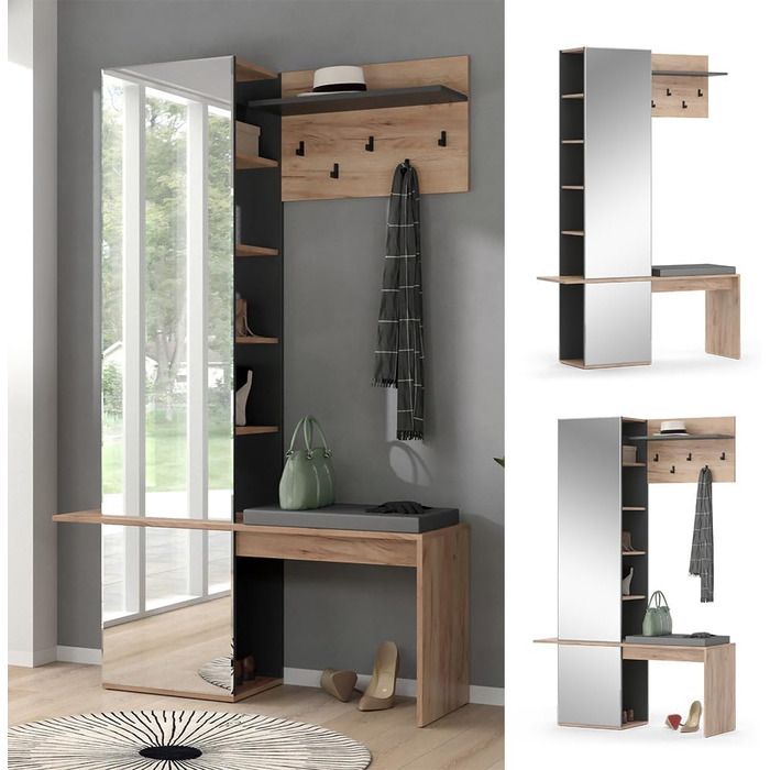 Шафа Vicco Adeline, дуб Goldkraft, 120 x 190 см