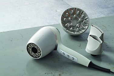 Фен Remington Ionen Hydraluxe Pro (2200 Вт, 160 км/год, 2 насадки для стайлінгу, сенсор Hydracare)