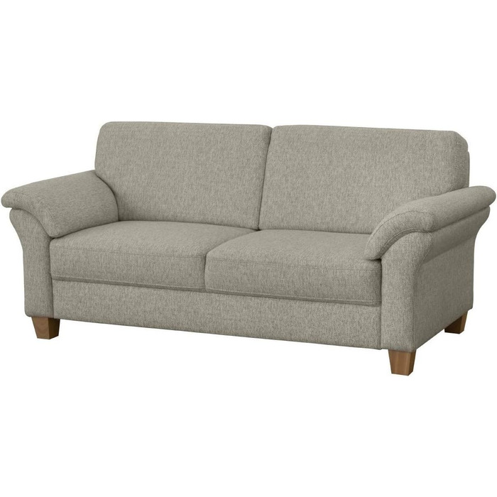 Місний Byrum / Великий 3-місний диван у сільському стилі з пружинною серцевиною / Пасує до елегантного диванного гарнітура Byrum / 186 x 87 x 88 / Натуральний (Білий-Бежевий) 3-місний Натуральний, 3-