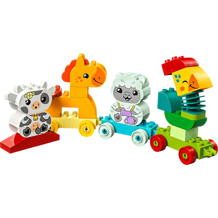 Конструктор LEGO DUPLO Потяг із тваринами, 19 деталей