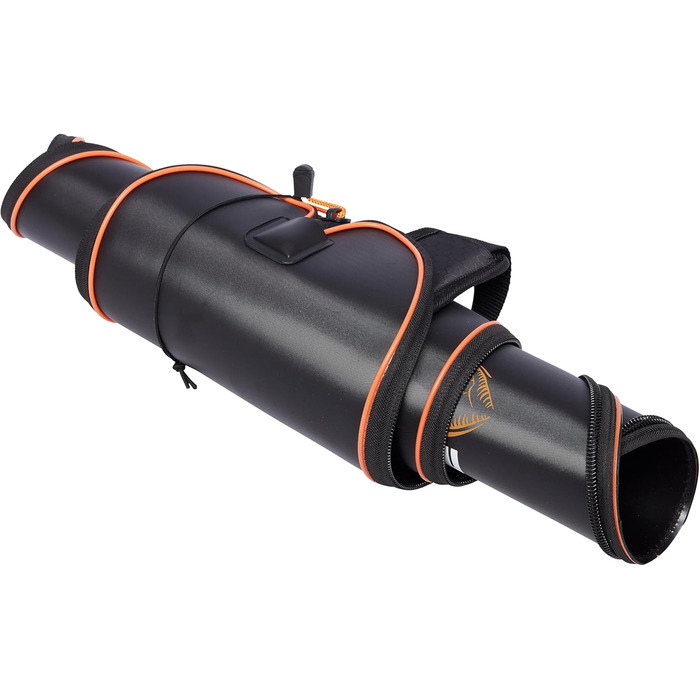 Водонепроникна сумка для вудилищ Savage Gear WPMP - міцна сумка для вудилищ для рибалок, захищає оснащені вудилища, великі блискавки та знімний плечовий ремінь, ідеально підходить для прісноводної та морської риболовлі, 140 см, чорний колір