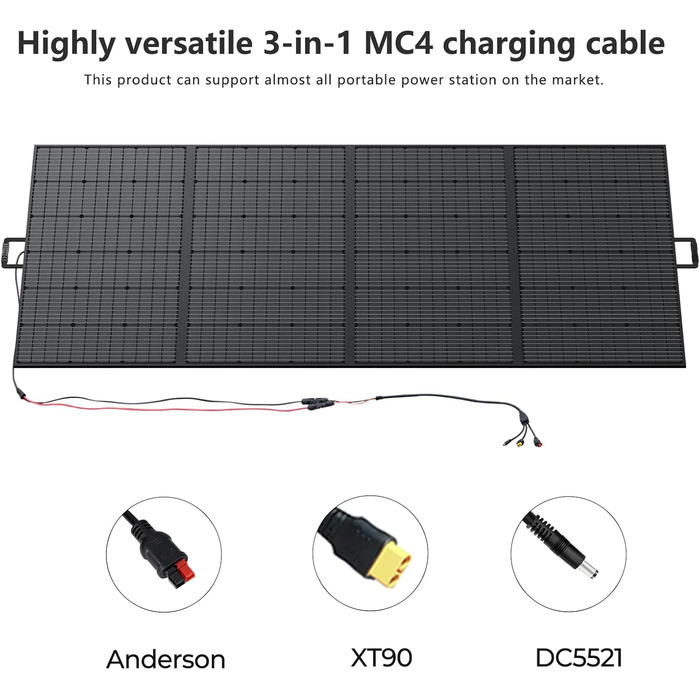 Сонячна панель, Сонячні панелі Складаний сонячний модуль для F2400 F3600 Портативна електростанція, Фотоелектричний модуль сонячна