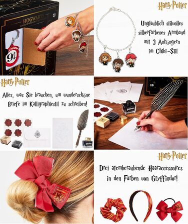 Дитячий адвент-календар Гаррі Поттера 2020, Дитячий адвент-календар у формі куба, 24 сюрпризи, Ювелірні вироби з адвент-календарем, Подарунки для дітей з адвент-календарем