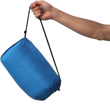 Дитячий спальний мішок Dream Express від Outdoorer - ковдра-спальний мішок для дітей, з бавовняною підкладкою, синій/жираф