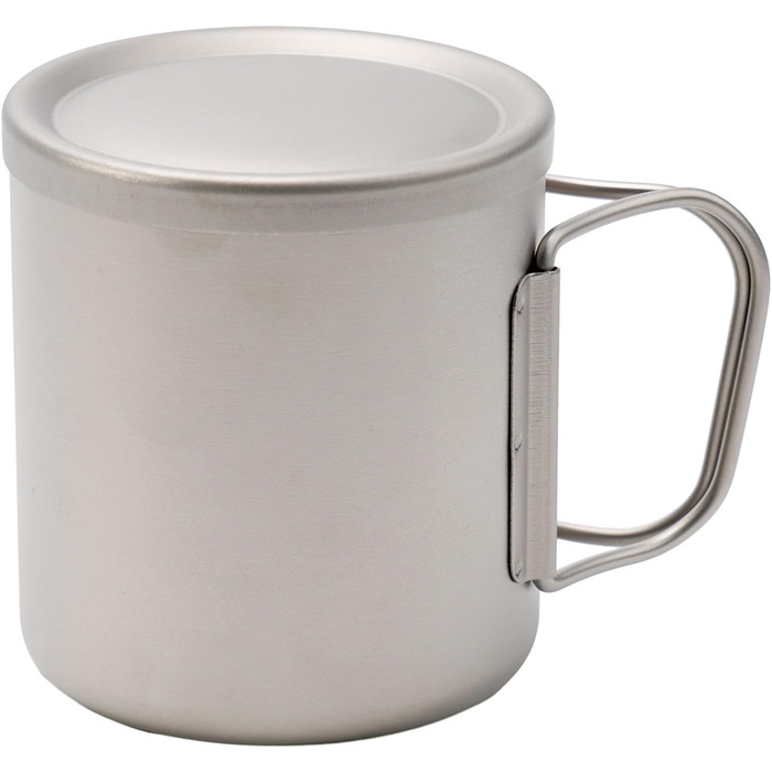 Титанова кружка BlissfulAbode для активного відпочинку, з подвійними стінками, титанова чашка для води, чашка для кави/чаю з кришкою, для дому, використання на свіжому повітрі, кемпінгу, посуду для активного відпочинку