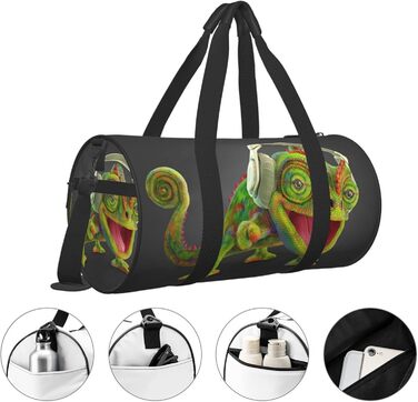 Дорожня сумка-рюкзак Хамелеон спортивна сумка для чоловіків та жінок, ідеальна для подорожей, фітнесу та музики