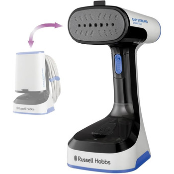 Паровий випрямляч Russell Hobbs складаний, компактне зберігання кабелю Steam & Fold (1500 Вт, швидке нагрівання, вкл. насадку для
