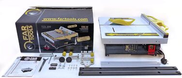 Плиткоріз Fartools TC 201B електричний, 550 Вт, чорний