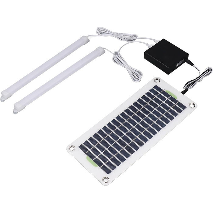 Ліхтар для кемпінгу потужністю 30 Вт з водонепроникним акумуляторним блоком, двома USB-портами 12 В/5 В для використання в наметах та на природі