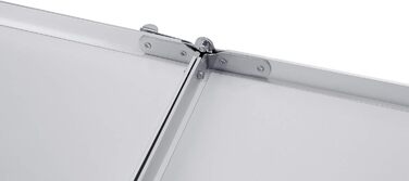 Портативний алюмінієвий розкладний стіл, 120 см, для вечірок, садів, барбекю, кемпінгу, 3 регульовані висоти, легкий алюмінієвий розкладний стіл для пікніків на свіжому повітрі, приготування їжі, розміри в розкладеному вигляді 120 x 60 x 70/62/55 см