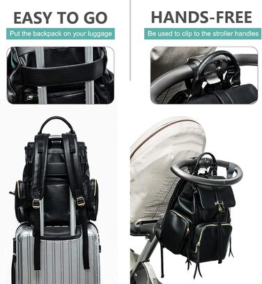 Сумка для пеленання дитини рюкзак шкіряний підгузник для пеленання рюкзак підгузники з ізольованими кишенями дитячі сумки для мами