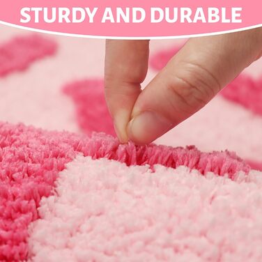 Килимок для ванної Get Naked, килимок для ванної кімнати, нековзний, можна прати (рожевий, 150 x 50 см) Рожевий 50 x 150 см (прямокутний)