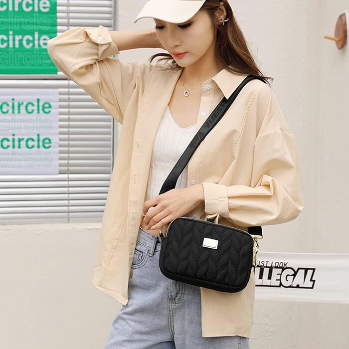 Жіночий мобільний телефон через плече сумка через плече сумка водонепроникний нейлон невелика сумка мобільний телефон кишені для п