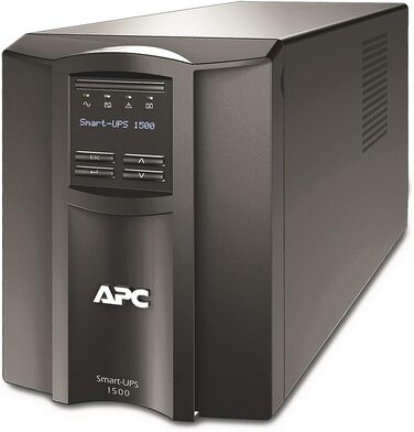 ДБЖ APC Smart-UPS SMT-SmartConnect - SMT750IC - джерело безперебійного живлення 750 ВА (підтримка хмарного моніторингу, 6 виходів IEC-C13) (1 500 ВА, баштова модель, одинарний)