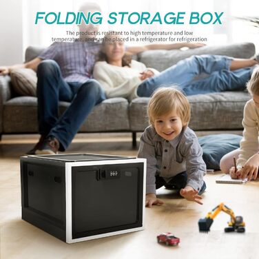 Замикається коробка для продуктів з холодильника, замикається прозора коробка, велика замикається коробка з кодовим замком для продуктів з холодильника, снеків, мобільних телефонів, продуктів та ліків.