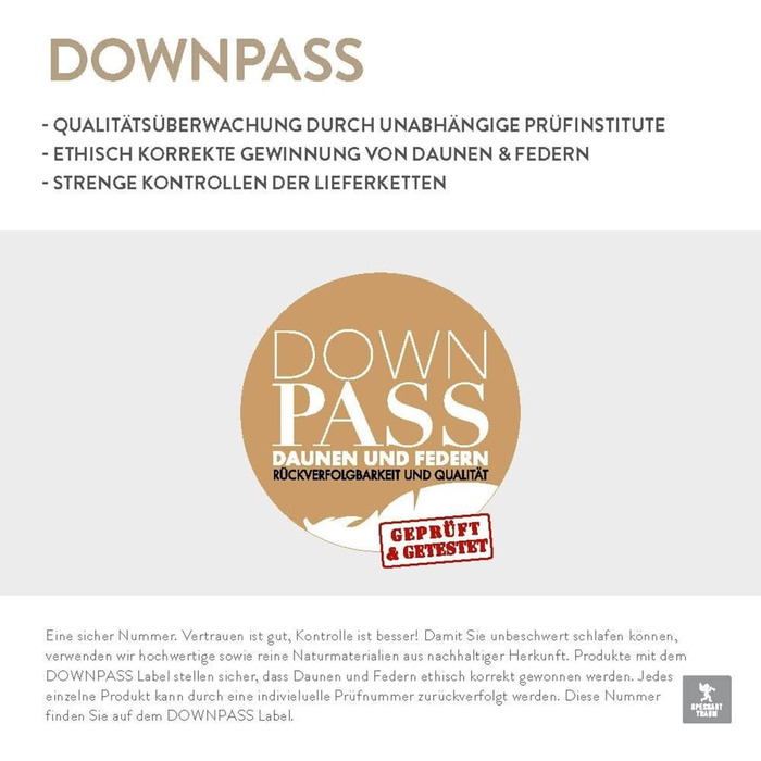 Подушка для шиї Dormabell Premium Down 40x80 см, ергономічна подушка із зовнішньою перегородкою 10 см, зовнішній шар зі 100 гусячого пуху, наповнювач із підтримуючими пружинами, бавовняний чохол