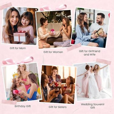 Подарунки для жінок, подарунковий набір на день народження для жінок з винним келихом з нержавіючої сталі об&39ємом 12 унцій та затишною ковдрою, натхненні різдвяні подарунки для найкращої подруги, мами, сестри, дружини