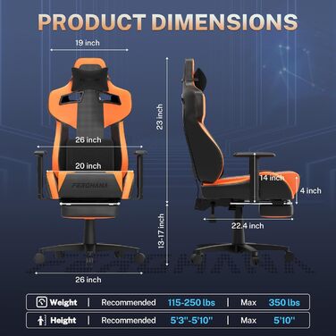 Ігрове крісло Huracan з масажем, дихаюче та ергономічне ігрове крісло з оксамитової тканини, ігрове крісло