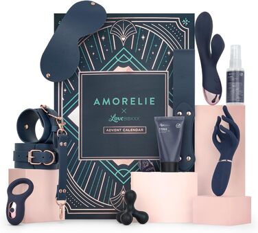 Еротичний адвент-календар AMORELIE Original 2025, 24 інтимні сюрпризи для пар