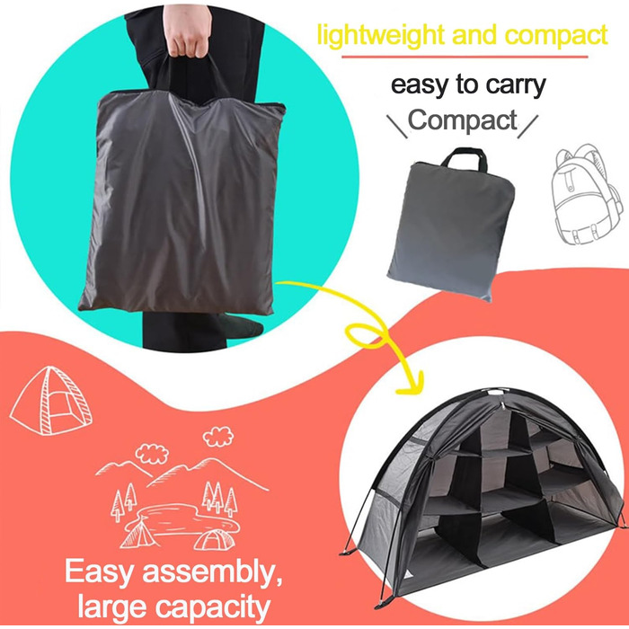 Шафи для зберігання речей у кемпінгу, складні кемпінгові шафи з відділеннями для зберігання речей, кухня для кемпінгу на свіжому повітрі, складні кемпінгові кухонні шафи з алюмінієвими рамами