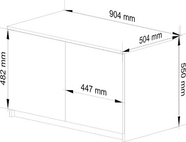 АКОРД Подовження гардеробу Додаткова шафа Верхня частина шафи Місце для зберігання Шафа, що монтується на стелю Легко збирається Гарантія 24 місяці