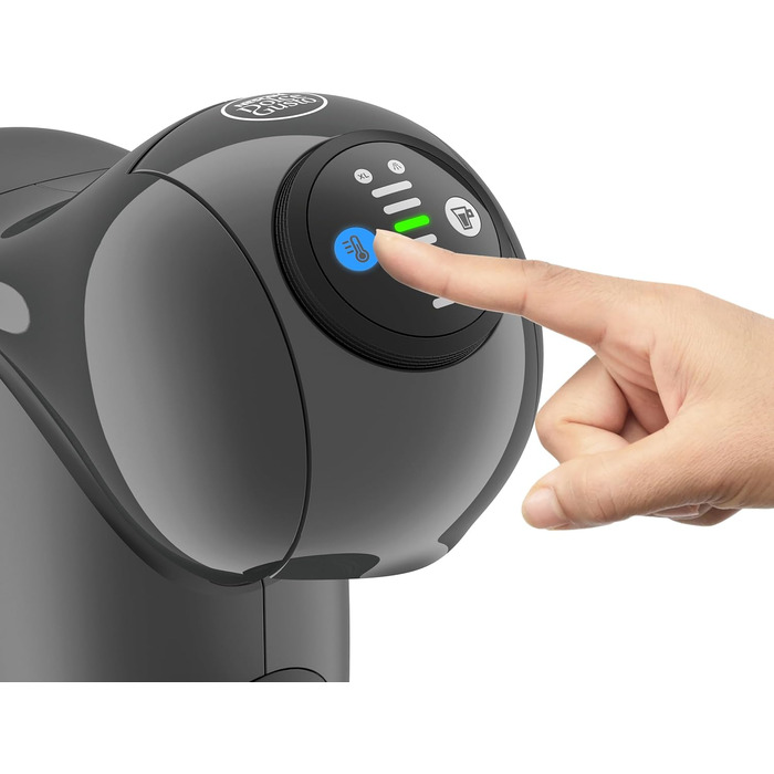 Антрацит Кавоварка капсульна автоматична NESCAF DOLCE GUSTO GENIO S by KRUPS антрацит Кавоварка капсульна KP243B антрацит