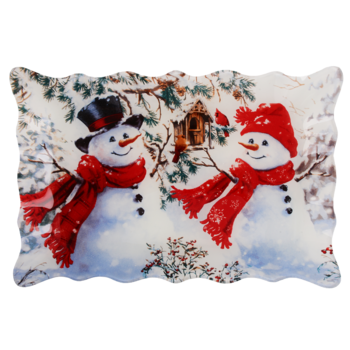 Блюдо Viva NY Snowmen  (7109497)