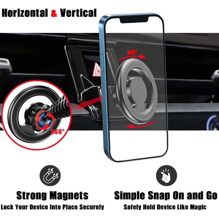 Автомобільний тримач для мобільного телефону Mengfly, підставка для телефону з вентиляційним отвором, автомобільне кріплення, для