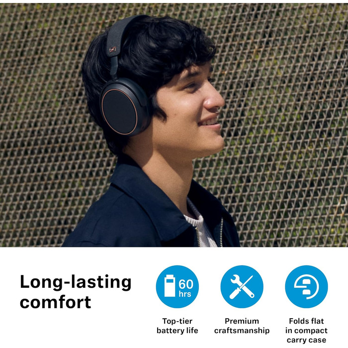 Бездротові навушники Sennheiser Consumer Audio Momentum 4 - Bluetooth-гарнітура для кришталево чистих дзвінків з адаптивним шумоза