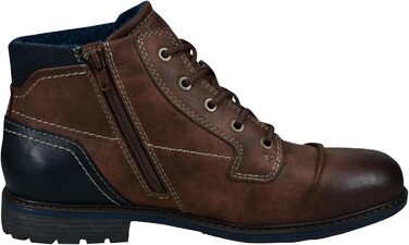 Чоловічі класичні чоботи Bugatti, чоловічі чоботи з холодною підкладкою, розмір 42 EU, темно-коричневі 6100