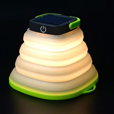 Портативний сонячний ліхтар із функцією заряджання через USB, складний світлодіодний ліхтар для кемпінгу та намету, призначений для використання на свіжому повітрі та в надзвичайних ситуаціях. Легкий та компактний, з практичною ручкою для підвішування.