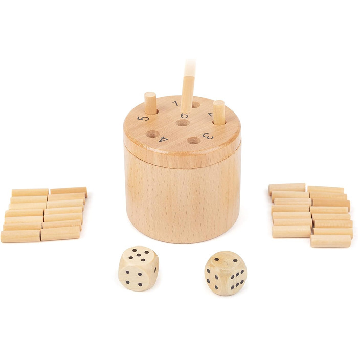 Логічна гра для 2-6 осіб, настільна гра для всієї родини, віком від 5 років, 11365, упаковка з 3 шт., 6 Out