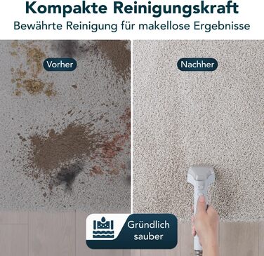 Засіб для чищення мяких меблів та пилосос для вологого прибирання Компактний засіб для чищення килимів та текстилю Засіб для чищення килимів, мяких меблів, автомобільних сидінь та диванів