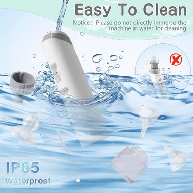 Електричний назальний аспіратор Unipampa, назальний аспіратор-пилосос Baby, електричний назальний аспіратор із 5 рівнями всмоктува