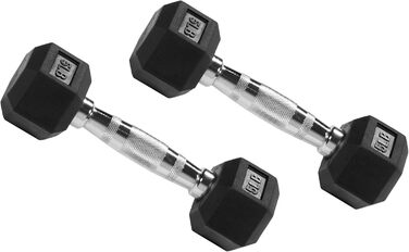 Гантелі Fitvids Rubberized Hex 5 LB (2×2,27 кг)
