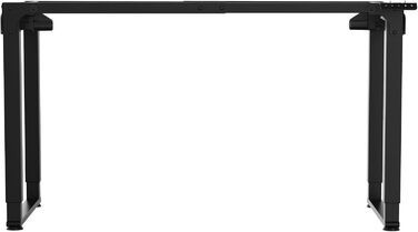 Регульована по висоті каркас столу Kirkkonummi зі сталі з 2 двигунами та 2 функціями пам&39яті, електрична, 135x55 см, чорна