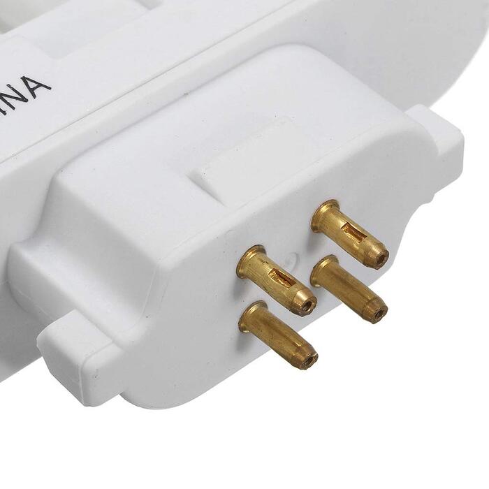 Контактні чотиритрубні компактні люмінесцентні лампи Захист очей Читання Робоче освітлення Офісний гуртожиток, 6500K, 27 FML 4-