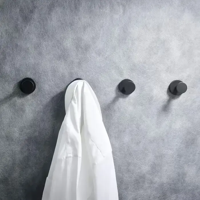 Гачок настінний Vialex B0BKG7TXF1 5 см, чорний