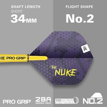 Дартс Target Luke Littler Loadout Steel Tip Swiss Point Darts, 90 вольфрам, 22G/23G/24G Набір дротиків зі сталевим наконечником, видання Player Edition, набори дротиків Swiss Points з інструментами, дротиками Pro Grip та льотками 2