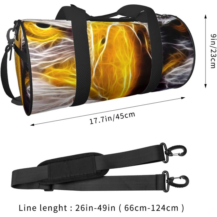 Дорожня сумка-мішок з зображенням Американського білоголового орла, спортивна сумка для чоловіків та жінок, сумка для подорожей