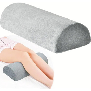 Подушка з піни з ефектом пам&39яті у формі півмісяця, ортопедична опорна подушка для ліжка, спини, шиї, ніг та колін, клиноподібна подушка для колін, серповидна подушка, подушка для підняття ніг для шиї, колін та попереку