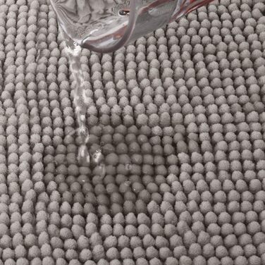 Килимок для ванної Beautissu нековзний 70x120 см синельний килимок для ванної кімнати великий пухнастий килимок для ванної нековзн